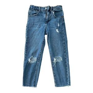 Art Class girls distressed knee jeans. Size 6